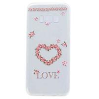 For Samsung S8 Plus S8 Case Cover Transparent Pattern Back Cover Case Heart Soft TPU for Samsung S7 edge S7 S6 edge S6 S5 Mini S5