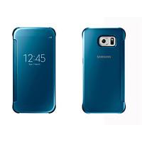 For Samsung Galaxy Case with Windows / Auto Sleep/Wake / Mirror / Flip Case Full Body Case Solid Color PC SamsungS7 edge / S7 / S6 edge