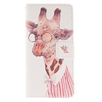 For Huawei Case / P8 Lite Wallet / Card Holder / with Stand / Flip Case Full Body Case Animal Hard PU Leather Huawei Huawei P8 Lite