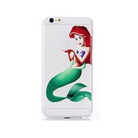 For iPhone 7 Plus New Mermaid Pattern TPU Soft Phone Case for iPhone 5/5S
