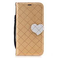 For Samsung Galaxy A5(2017) A3(2017) Diamond Pattern Heart Magnetic Buckle PU Leather Material Wallet Function Phone Case For A510 A310