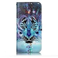 For Samsung Galaxy S8 S8 Plus Case Cover Wolf Pattern Shine Relief PU Material Card Stent Wallet Phone Case S7 S6 S7 S6 Edge