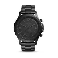 Fossil Q Nate Stainless Steel black