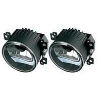 Fog lights, Daytime running lights LEDs (Ø x D) 90 mm x 97 mm LEDFOG101 BK 12V/24V 4X1 OSRAM OSRAM