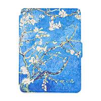 For New Kindle Reader Smart Ebook Cases Colorful Painted Leather Case Flip Cover Multocolor