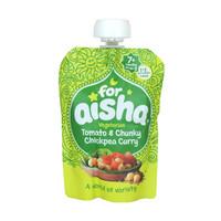 for aisha vegetarian tomato chunky chickpea curry