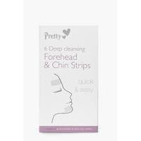 Forehead And Chin Nose Pore Strips - clear