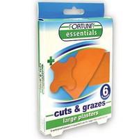 Fortuna Cuts &amp; Grazes Large Plasters 6 plasters