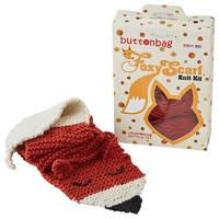 foxy scarf knitting kit