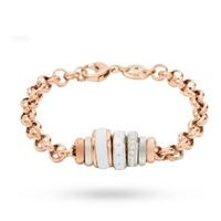 Fossil Rose Coloured Chain Bracelet