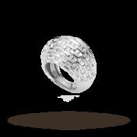 Fope Silver Naos Ring Size M