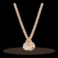 Fossil Signature Rose Coloured Pendant