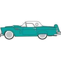 ford thunderbird 1956 peacock blue