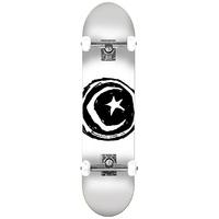 Foundation Star & Moon Complete Skateboard - White 8.25\