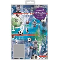 Football Design Gift Wrap