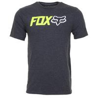 fox obsessed t shirt heather black