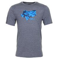 Fox Stenciled T-Shirt - Heather Graphite