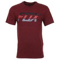 fox seca splice t shirt heather red