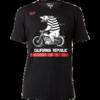 Fox Bear Republic T-Shirt - Black