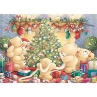 forever friends 1000 piece christmas jigsaw puzzle including plush