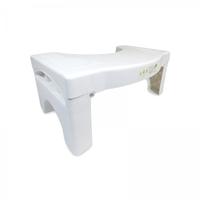 Folding White Toilet Stool, Bathroom Squat Potty For Natural & Comfortable Aid, Training Seat Green