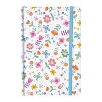 Folk Flowers A6 Notebook