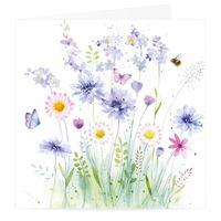 Forget Me Not Flower Card