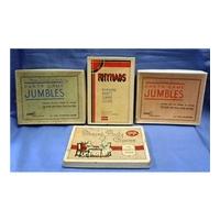 Four Vintage/Antique Party Games. Dainty and Dennis Series