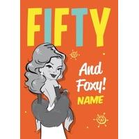 Foxy | Birthday Age Card