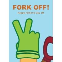Fork Off | Father\'s Day Card