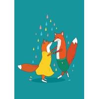 Foxes Dancing | General Card | SS1023