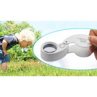 Foldable Magnifying Glass with LED Light