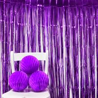 Foil Curtain Purple