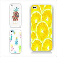 For iPhone 6 Case / iPhone 6 Plus Case Pattern Case Back Cover Case Fruit Hard PC iPhone 6s Plus/6 Plus / iPhone 6s/6