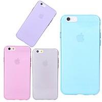 For iPhone 6 Case iPhone 6 Plus Case Case Cover Transparent Back Cover Case Solid Color Soft TPU foriPhone 6s Plus iPhone 6 Plus iPhone