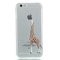 For iPhone 7 Plus Case Giraffe TPU Soft Phone Case for iPhone 6s 6 Plus 5SE 5S 5