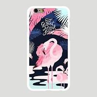 For Pattern Case Back Cover Case Flamingos Hard PC Apple iPhone 7 Plus / iPhone 7 / iPhone 6s Plus/6 Plus / iPhone 6s/6