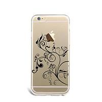For Flowers Case Back Cover Case Flower Soft TPU for Apple iPhone 7 Plus iPhone 7 iPhone 6s Plus/6 Plus iPhone 6s/6 iPhone SE/5s/5