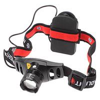 focus adjustable zoom 3 mode cree xr e q5 led headlamp 3xaaa