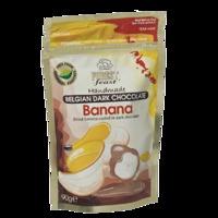 Forest Feast Handmade Dried Banana Coated in Dark Chocolate 90g - 90 g