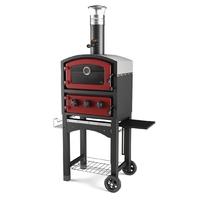 Fornetto Wood Fired Oven and Smoker Red GLPZ5EUR