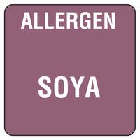 food allergen labels soya roll of 500