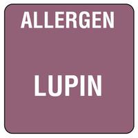 food allergen labels lupin roll of 500