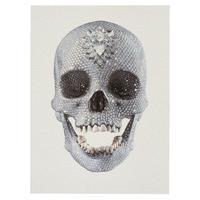 For The Love Of God (White Background With Diamond Dust Facing Forward) By Damien Hirst