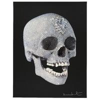 For The Love Of God - (Black Background With Glaze) By Damien Hirst