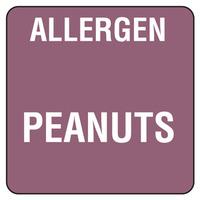 food allergen labels peanuts case of 18 000