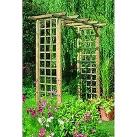 forest garden bizet square trellis arch 1400 x 720 mm