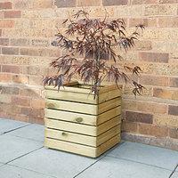 Forest Garden Linear Square Planter 40 x 40
