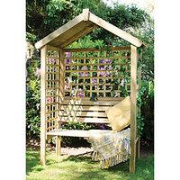 Forest Garden Palermo Trellis Arbour - 1440 x 660 mm