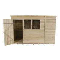 Forest Garden Pent Apex Overlap Shed - 6 x 10 ft